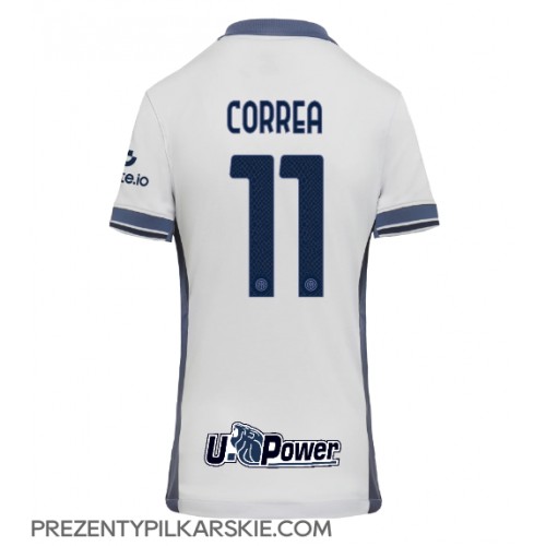 Stroje piłkarskie Inter Milan Joaquin Correa #11 Koszulka Wyjazdowej dla damskie 2024-25 Krótki Rękaw